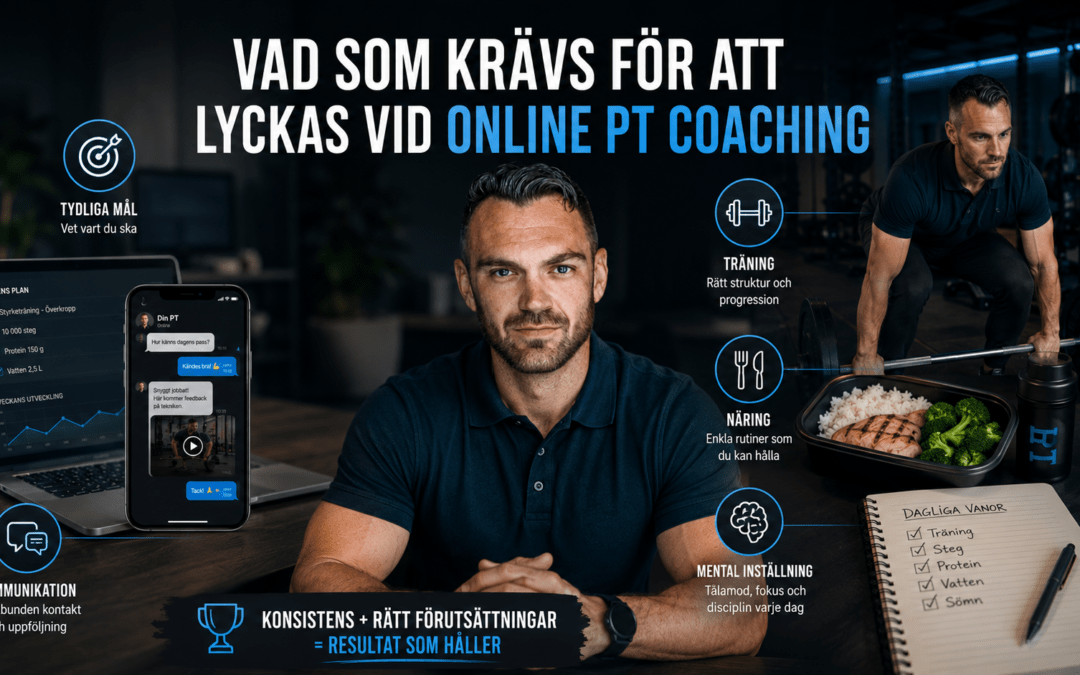 Vad som krävs för att lyckas vid online PT coaching