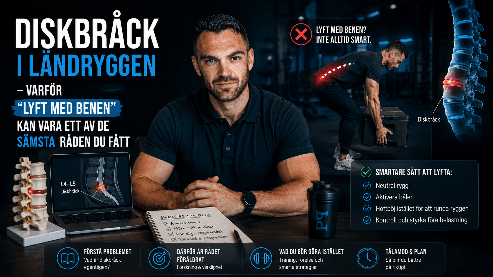 diskbråck i ländryggen