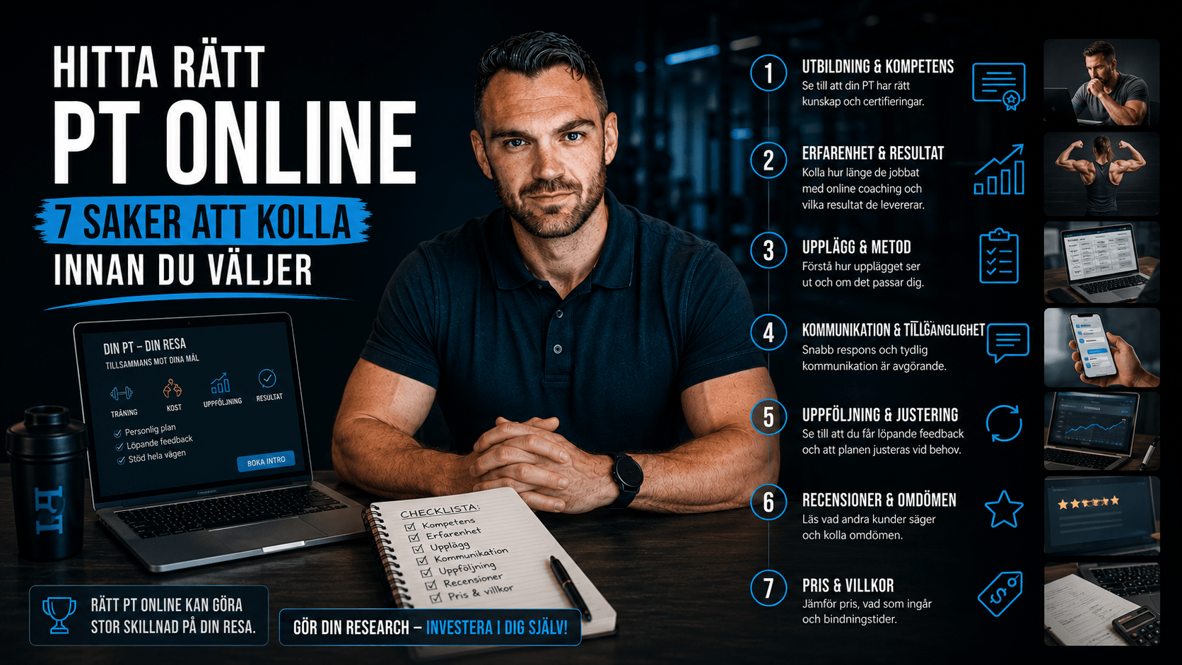 7 saker att kolla online pt