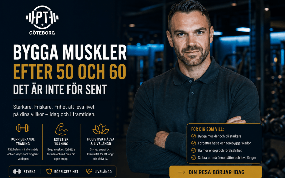 Bygga muskler efter 50 och 60 – det är inte för sent