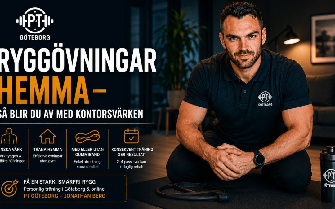 Ryggövningar hemma – så blir du av med kontorsvärken